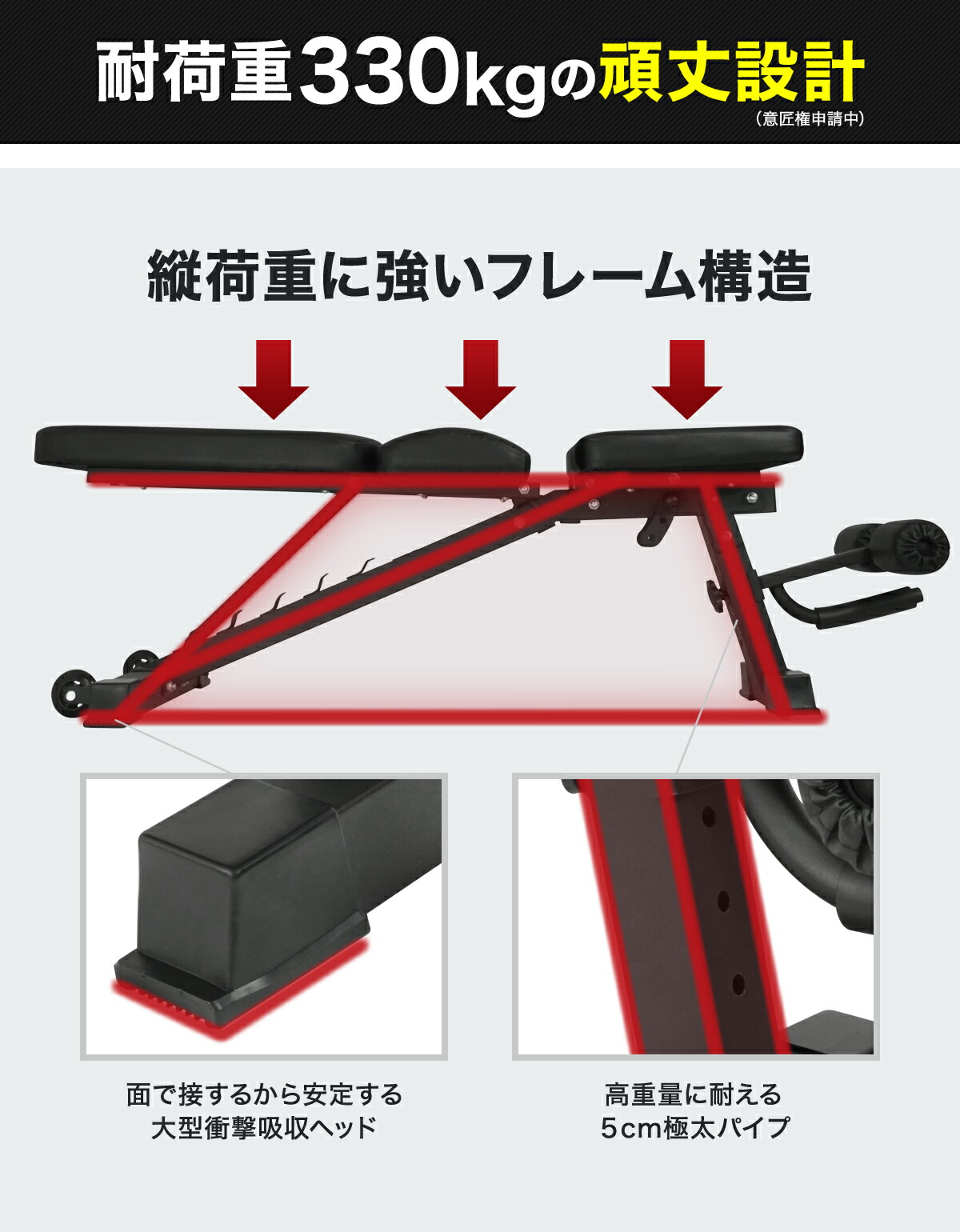 STEADY トレーニングベンチ アドバンスモデル ST123