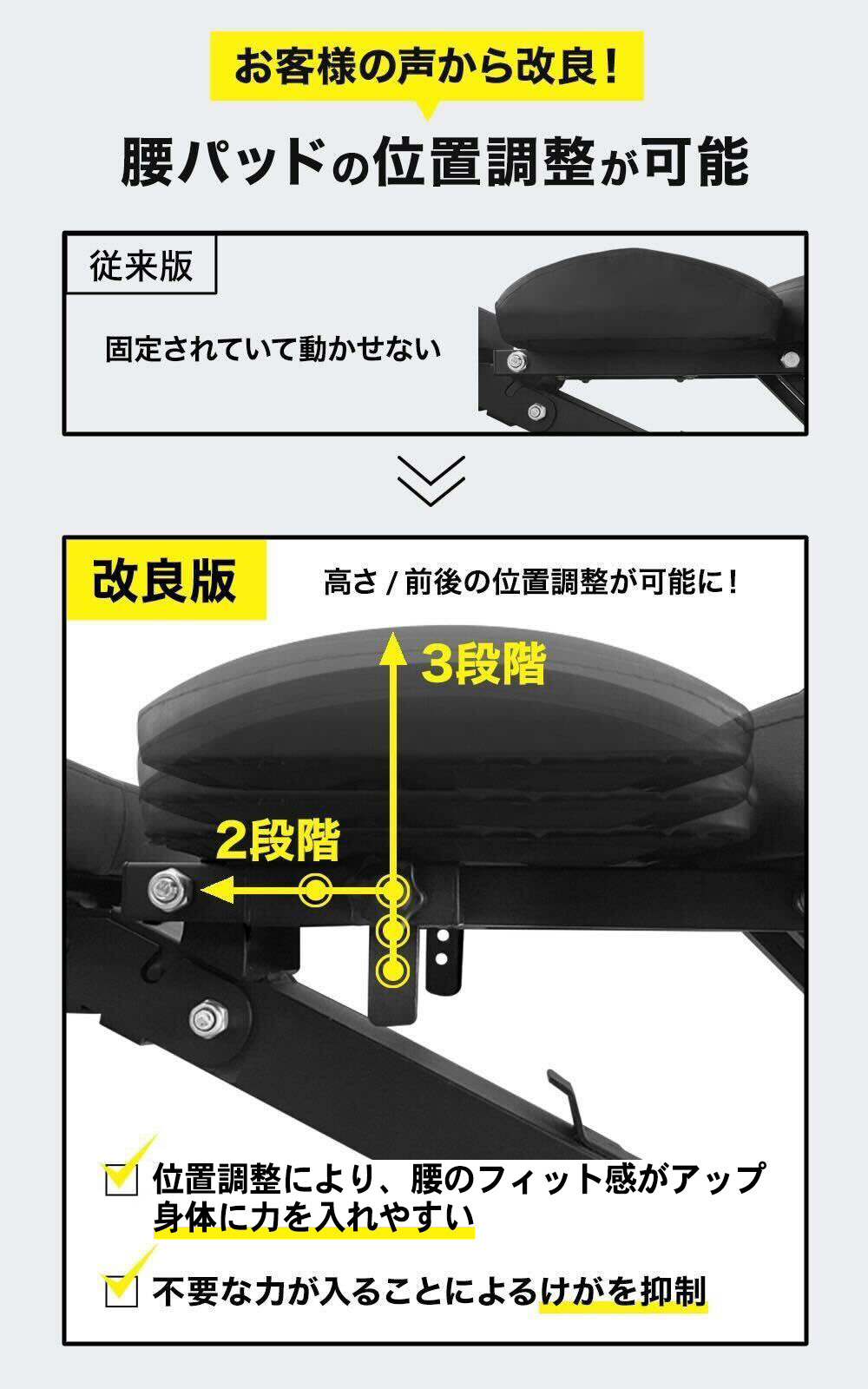 トレーニングベンチ アドバンスモデル ST123 | STEADY（ステディ）公式