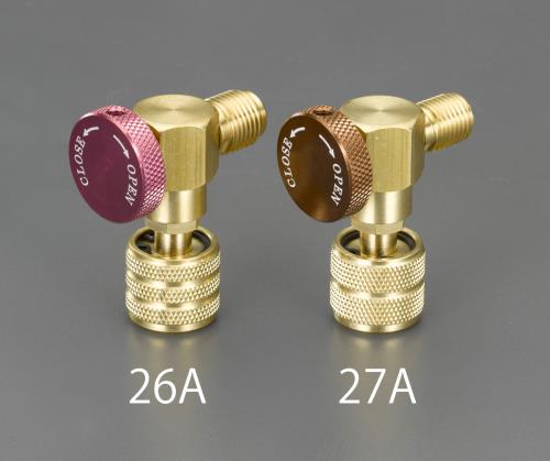 エスコ (ESCO) EA104AD-26A UNF1/2\"-20 (R410A)ﾐﾆｺﾝﾄﾛｰﾙﾊﾞﾙﾌﾞ EA104AD-26A 【2個仕掛ける】"