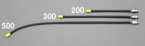 エスコ (ESCO) EA123室内用便器-500 2.0穴x500粍/G 1/8\" ﾌﾚｷｼﾌﾞﾙﾉｽﾞﾙ EA123室内用便器-500 【3個仕掛ける】"