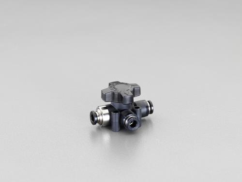 エスコ (ESCO) EA425SA-66 6mmx 6mmx 6mm 3方向切換ﾊﾞﾙﾌﾞ EA425SA-66 【3個セット】