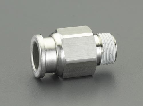 エスコ (ESCO) EA425WA-102 R1/4\"x10粍 ﾕﾆｵﾝ(ﾊｰﾌ/ｽﾃﾝﾚｽ製) EA425WA-102 【4個仕掛ける】"
