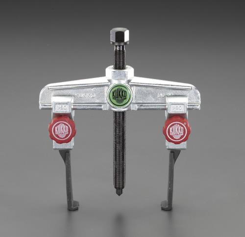 エスコ (ESCO) EA500CF-90 90mm ｽﾗｲﾄﾞｱｰﾑﾌﾟｰﾗｰ(2本爪/超薄爪/固定付) EA500CF-90