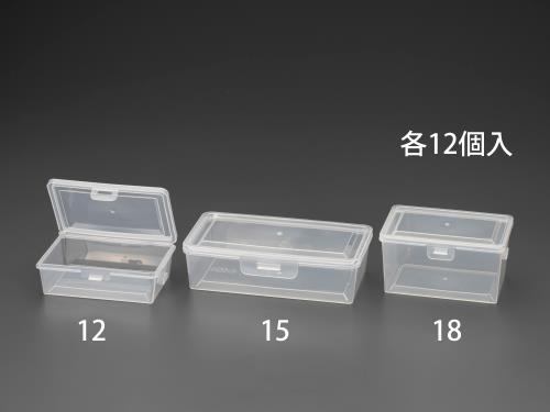 エスコ (ESCO) EA508NA-15 108x55x200mm 小物ｹｰｽ(12個) EA508NA-15 【2組セット】