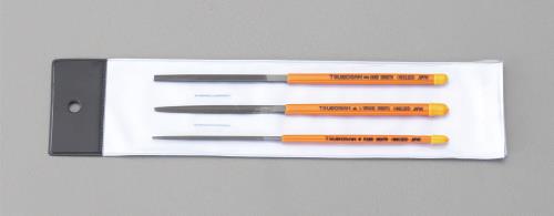 エスコ (ESCO) EA521TA-3E 170mm やすり(平･半丸･丸\u003d3本組/細目) EA521TA-3E 【2Stセット】