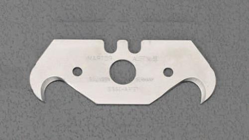 エスコ (ESCO) EA589CS-1A 51x19x0.063mm ｶｯﾀｰﾅｲﾌ替刃(ﾌｯｸ刃/10枚) EA589CS-1A 【3PKセット】