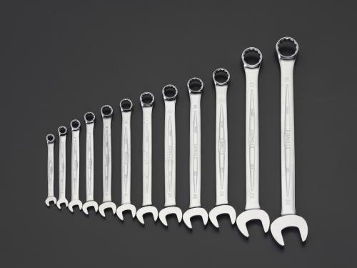 エスコ (ESCO) EA614H-120A 12本組/5.5-19mm 片目片口スパナ EA614H-120A|トキワONLINE