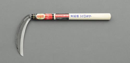 エスコ (ESCO) EA650BA-11 180mm/ 385mm 木柄薄鎌(片刃) EA650BA-11 【3本セット】