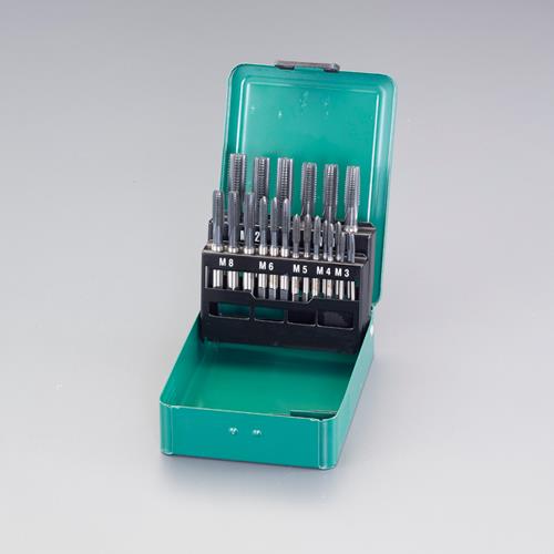 エスコ (ESCO) EA683PF M3-M12 ﾀｯﾌﾟｾｯﾄ(HSS) EA683PF