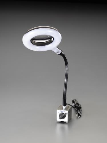 エスコ (ESCO) EA756TS-51 x2.3/ φ85mm ﾙｰﾍﾟ(LEDﾗｲﾄ･ﾏｸﾞﾈｯﾄ付) EA756TS-51