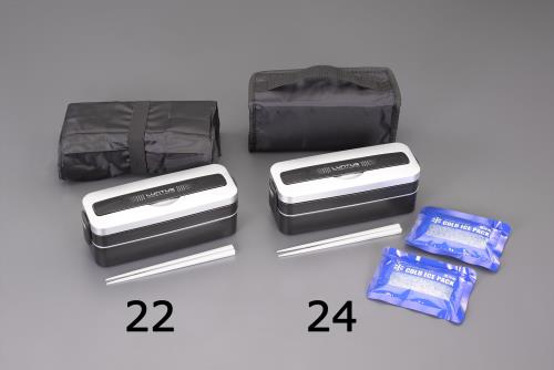 エスコ (ESCO) EA763AV-24 226x 80x 82mm/800ml ﾗﾝﾁﾎﾞｯｸｽ EA763AV-24 【5個セット】