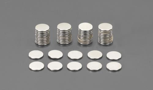 エスコ (ESCO) EA781EE-44 φ12x 1.0 mm ﾏｸﾞﾈｯﾄ/S極(粘着付/50個) EA781EE-44 【2組セット】