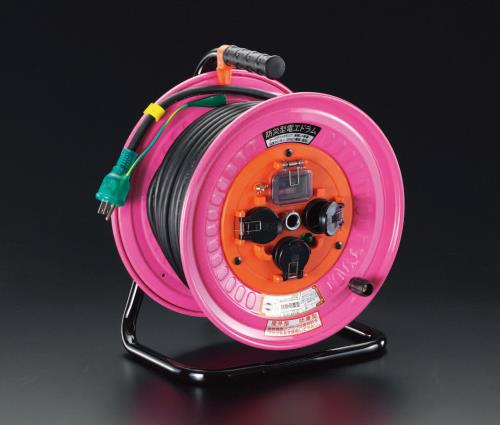 エスコ (ESCO) EA815DW-2 AC125V15A/30m ｺｰﾄﾞﾘｰﾙ(防雨/防災型) EA815DW-2