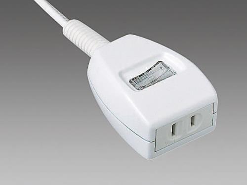 エスコ (ESCO) EA815GL-191 AC125V/15Ax 1m 延長ｺｰﾄﾞ(個別ｽｲｯﾁ付) EA815GL-191 【4個セット】