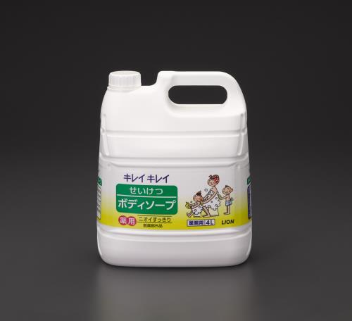 エスコ (ESCO) EA922KR-9 4.0L ボディソープ EA922KR-9 【2個セット】|トキワONLINE