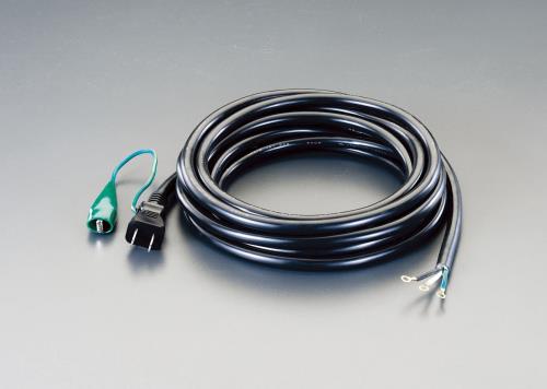 エスコ (ESCO) EA940AD-5 125V/15A/ 5m ﾌﾟﾗｸﾞ付ｺｰﾄﾞ(ｱｰｽ端子付) EA940AD-5 【3本仕掛ける】