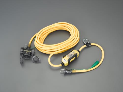 エスコ (ESCO) EA940MH-22 15A x 10m 短絡立ちふさがる器付押しひろげるｺｰﾄﾞ EA940MH-22