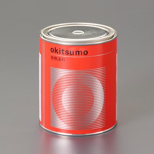 エスコ (ESCO) EA942FC-1 800g 耐熱塗料(艶消し･ｼﾙﾊﾞｰ) EA942FC-1
