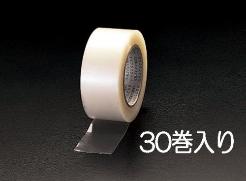 エスコ (ESCO) EA944NB-50B 50mmx50m 手切れ粘着ﾃｰﾌﾟ(透明/30巻) EA944NB-50B