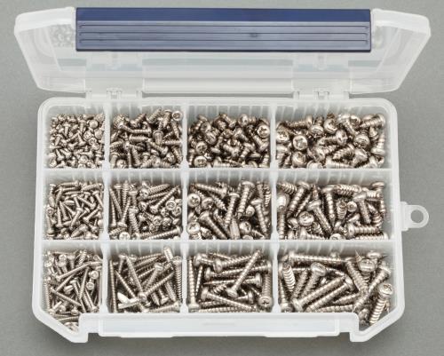 エスコ (ESCO) EA949AL-5 3- 6mm ナベ頭 タッピングビスセット(ステンレス製) EA949AL-5|トキワONLINE
