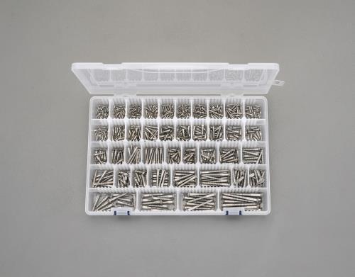 エスコ (ESCO) EA949ED-5 2.1-5.1mm 皿頭木ねじセット(ステンレス製) EA949ED-5|トキワONLINE