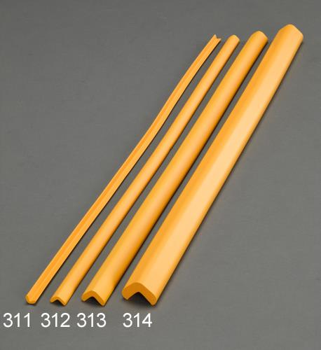 エスコ (ESCO) EA983FE-312 22x22x900粍 ｸｯｼｮﾝｶﾞｰﾄﾞ(油面用/黄/2個) EA983FE-312 【4袋仕掛ける】