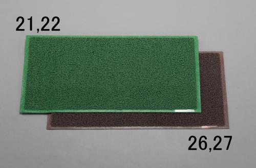 エスコ (ESCO) EA997R-22 0.9x1.5m/9.0mm 泥落しﾏｯﾄ(ﾗｲﾄｸﾞﾘｰﾝ) EA997R-22