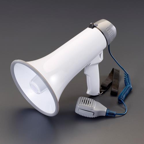 エスコ (ESCO) EA916X-65 20W ﾒｶﾞﾎﾝ(ｻｲﾚﾝ･ｱﾗｰﾑ音付/ｼｮﾙﾀﾞｰ型) EA916X-65 【2個仕掛ける】 DIY・工具-その他