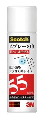 エスコ (ESCO) EA920EA-16 100ml ｽﾌﾟﾚｰのり(貼ってはがせる) EA920EA-16 【5本セット】