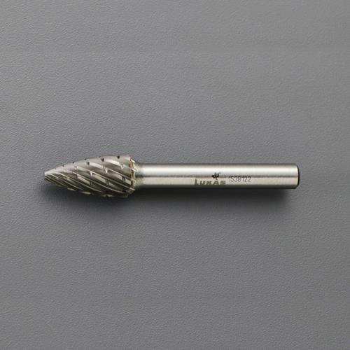エスコ (ESCO) EA819GL-141 6x18x50mm/6mm軸 超硬ｶｯﾀｰ(ｽﾃﾝﾚｽ用) EA819GL-141 【2本セット】