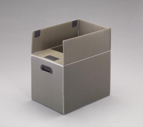 エスコ (ESCO) EA911BD-61 456x323x325mm/A3 ﾌﾟﾗﾀﾞﾝBOX(ﾏｼﾞｯｸﾃｰﾌﾟ付) EA911BD-61 【2個セット】