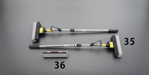 エスコ (ESCO) EA928AY-35 940-1320mm 伸縮式ｽﾎﾟﾝｼﾞﾓｯﾌﾟ(2本) EA928AY-35