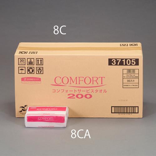 エスコ (ESCO) EA929AE-8C 220x230mm ﾍﾟｰﾊﾟｰﾀｵﾙ(30ﾊﾟｯｸ/1箱) EA929AE-8C