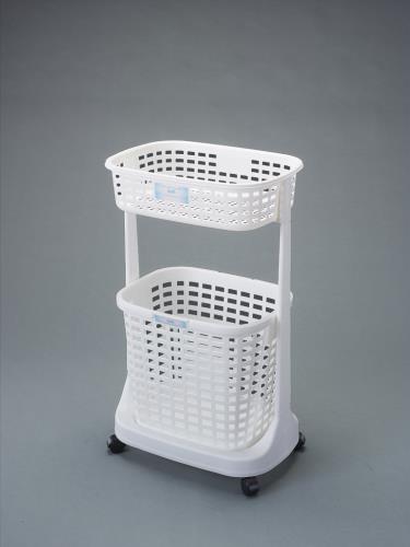 エスコ (ESCO) EA951FD-73 485x340x800mm ランドリーバスケット(キャスター付) EA951FD-73 【2個セット】