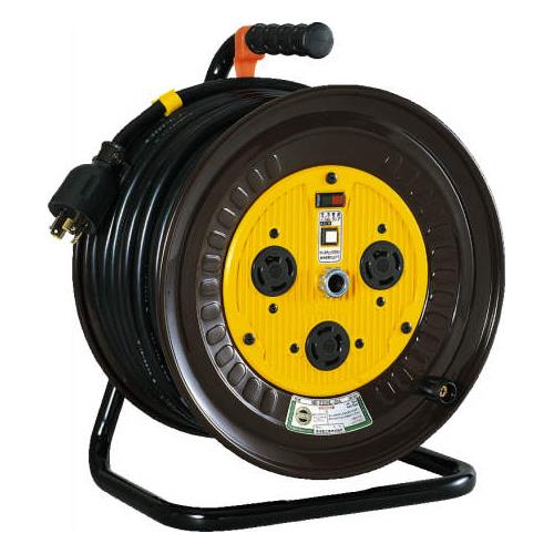 エスコ (ESCO) EA815DY-51 AC200V/20A/20m ｺｰﾄﾞﾘｰﾙ(三相･ﾛｯｸ式･ｱｰｽ付) EA815DY-51