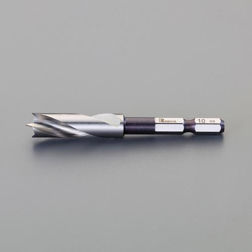 エスコ (ESCO) EA824DZ-10 10x80粍 ﾄﾞﾘﾙﾋﾞｯﾄ(1/4\"六角軸/ﾌﾟﾗｽﾁｯｸ用) EA824DZ-10 【3個仕掛ける】"