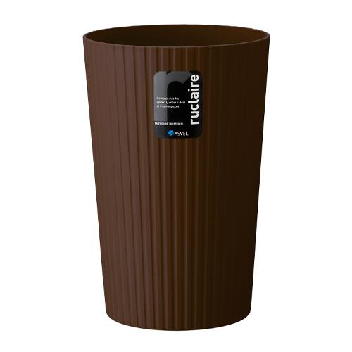 エスコ (ESCO) EA995AA-604 φ225x340粍/10L ﾀﾞｽﾄﾎﾞｯｸｽ(丸型/茶/6個) EA995AA-604