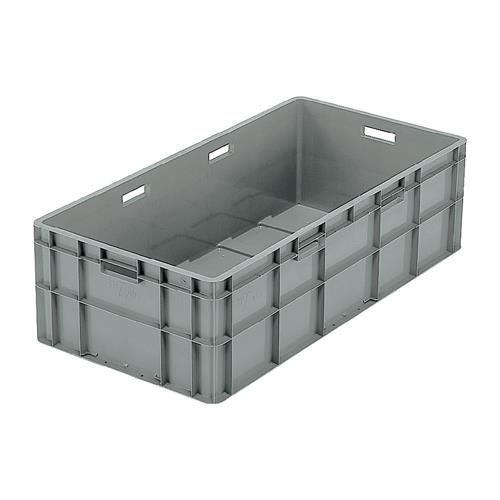 エスコ (ESCO) EA506AF-317 1005x503x288mm/123 L 軽量コンテナ(ライトグレー) EA506AF-317