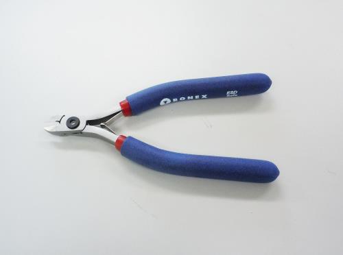 エスコ (ESCO) EA535TE-2A 140mm 精密用ニッパー(フラッシュ/ESD) EA535TE-2A 【2丁セット】|トキワONLINE
