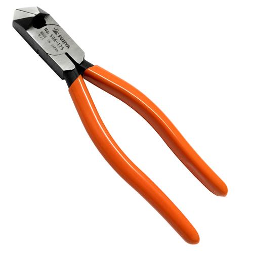 エスコ (ESCO) EA536DJ-17 175粍 斜ﾆｯﾊﾟｰ(ﾗｳﾝﾄﾞ刃) EA536DJ-17 【2丁仕掛ける】 手動工具-花・ガーデン・DIY-ニッパー