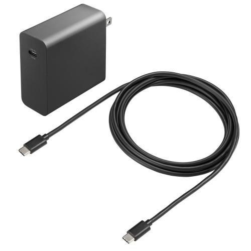 エスコ (ESCO) EA940CD-257 AC100-240V USB充電器(PD100/TypeC) EA940CD-257