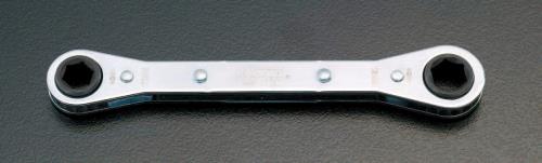 エスコ (ESCO) EA602K-4 12x14mm ラチェットめがねレンチ EA602K-4 【4丁セット】