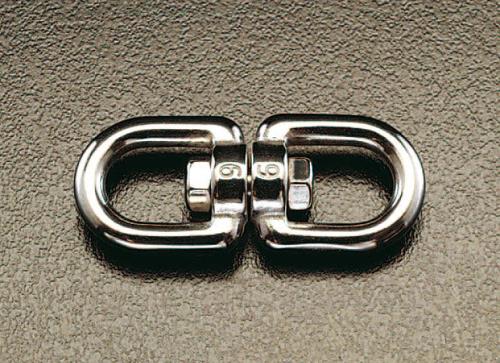 エスコ (ESCO) EA638FH-13 1188Kg/149mm Eye & Eye ｽｲﾍﾞﾙ(ｽﾃﾝﾚｽ製) EA638FH-13 【2個セット】