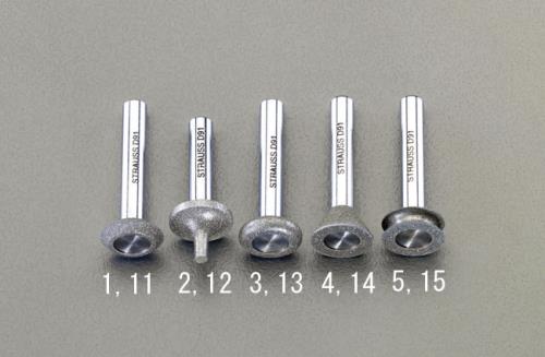 エスコ (ESCO) EA819DT-5 15x4.0x40mm/#200 ダイヤモンドバー(6mm軸) EA819DT-5 【2個セット】