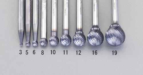 エスコ (ESCO) EA819VH-19 19x17.1mm/6mm軸[Coated]超硬ﾊﾞｰ EA819VH-19