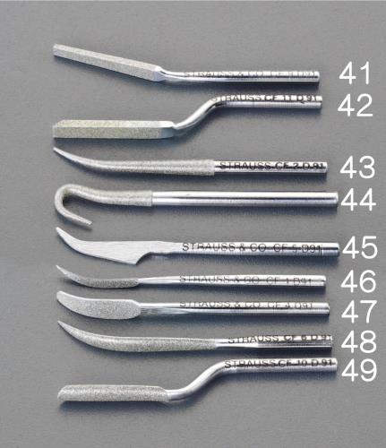 エスコ (ESCO) EA826VR-48 55mm/3.0mm軸 ﾀﾞｲﾔﾓﾝﾄﾞ鏝やすり(腹丸/#200) EA826VR-48 【3本セット】 7,093円