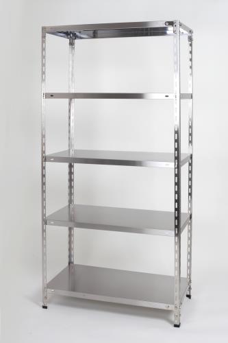 エスコ (ESCO) EA976EK-60 600x450x1800mm/100kg ｽﾃﾝﾚｽ軽量棚(5段) EA976EK-60