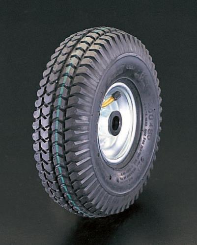 エスコ (ESCO) EA986MW-301 300x100mm 車輪(空気入･ｽﾁｰﾙﾘﾑ･ﾍﾞｱﾘﾝｸﾞ) EA986MW-301