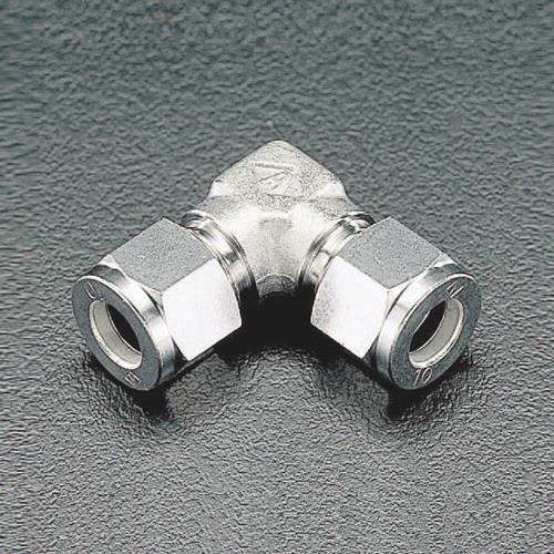 エスコ (ESCO) EA425CH-12 12mmx12mm ﾕﾆｵﾝ(ｴﾙﾎﾞ/ｽﾃﾝﾚｽ製) EA425CH-12 【2個セット】