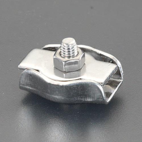 エスコ (ESCO) EA628SE-46 6mm ﾜｲﾔｰｸﾗﾝﾌﾟ(ｽﾃﾝﾚｽ製) EA628SE-46 【23個セット】
